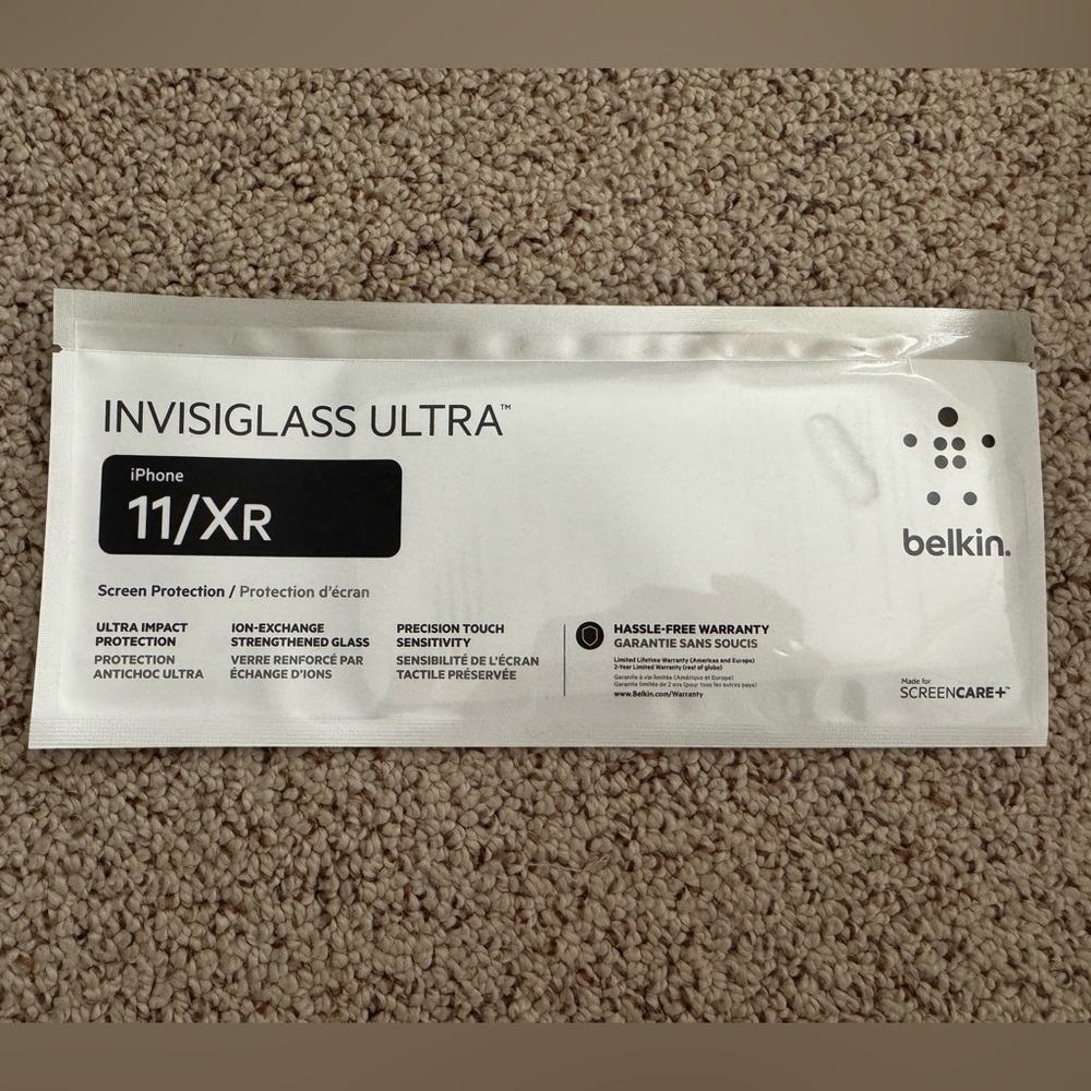 New belkin INVISIGLASS ULTRA™ for iPhone 11/XR